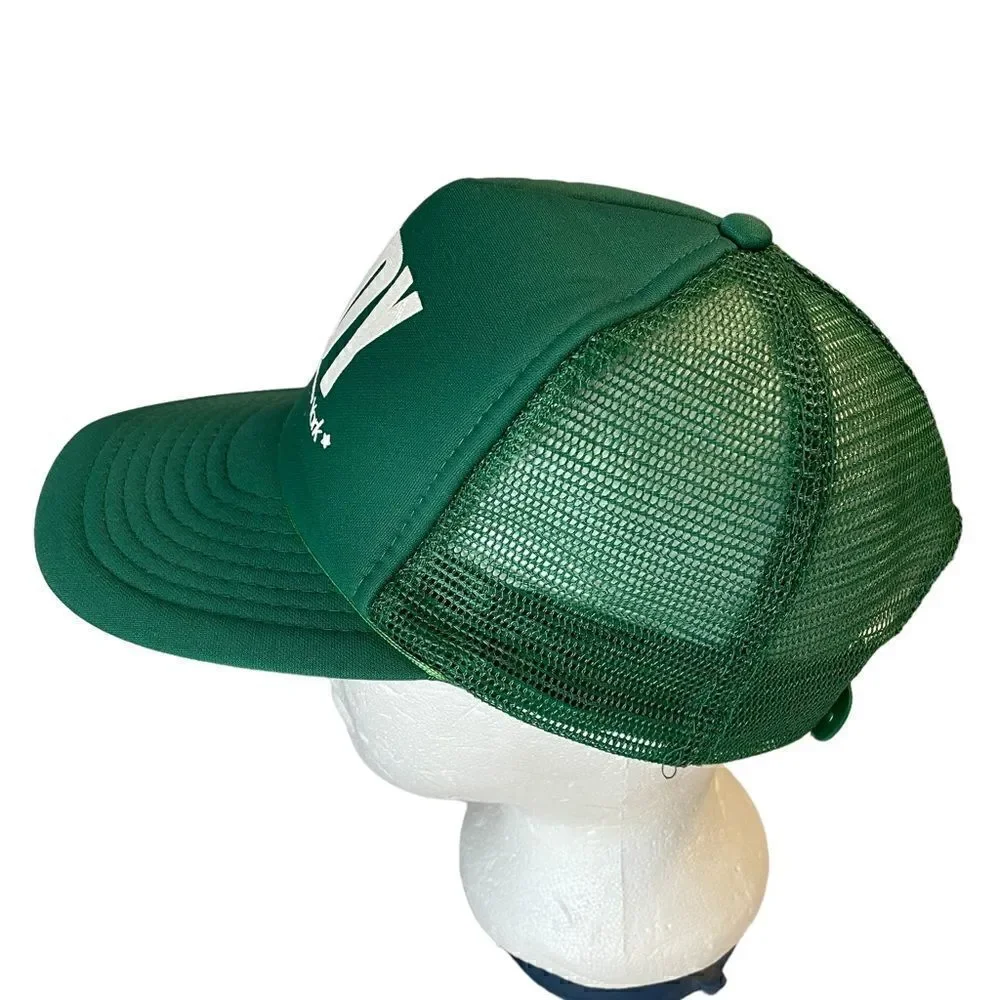 Vintage Rudy Giuliani Campaign Trucker Hat NYC Mayoral Election Cap Green